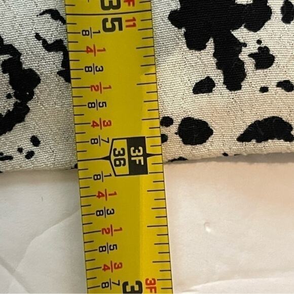 Banana Republic Black & Cream Ruffled Office To Date Night Dress NWOT Size 4 - Picture 12 of 12